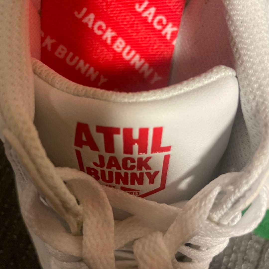 新品未使用JACK BUNNY ATHL ゴルフシューズ ホワイト　23.5cm