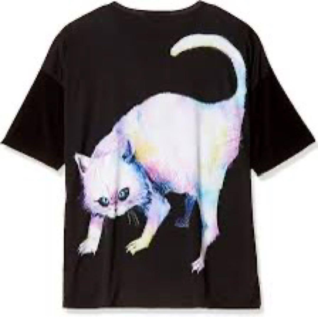 ankoROCK 表裏一体猫 ビックTシャツ