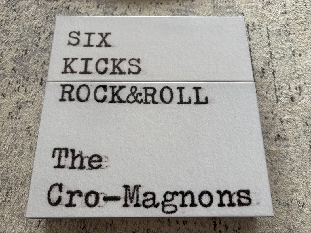 クロマニヨンズ　SIX KICKS ROCK&ROLL アナログ盤