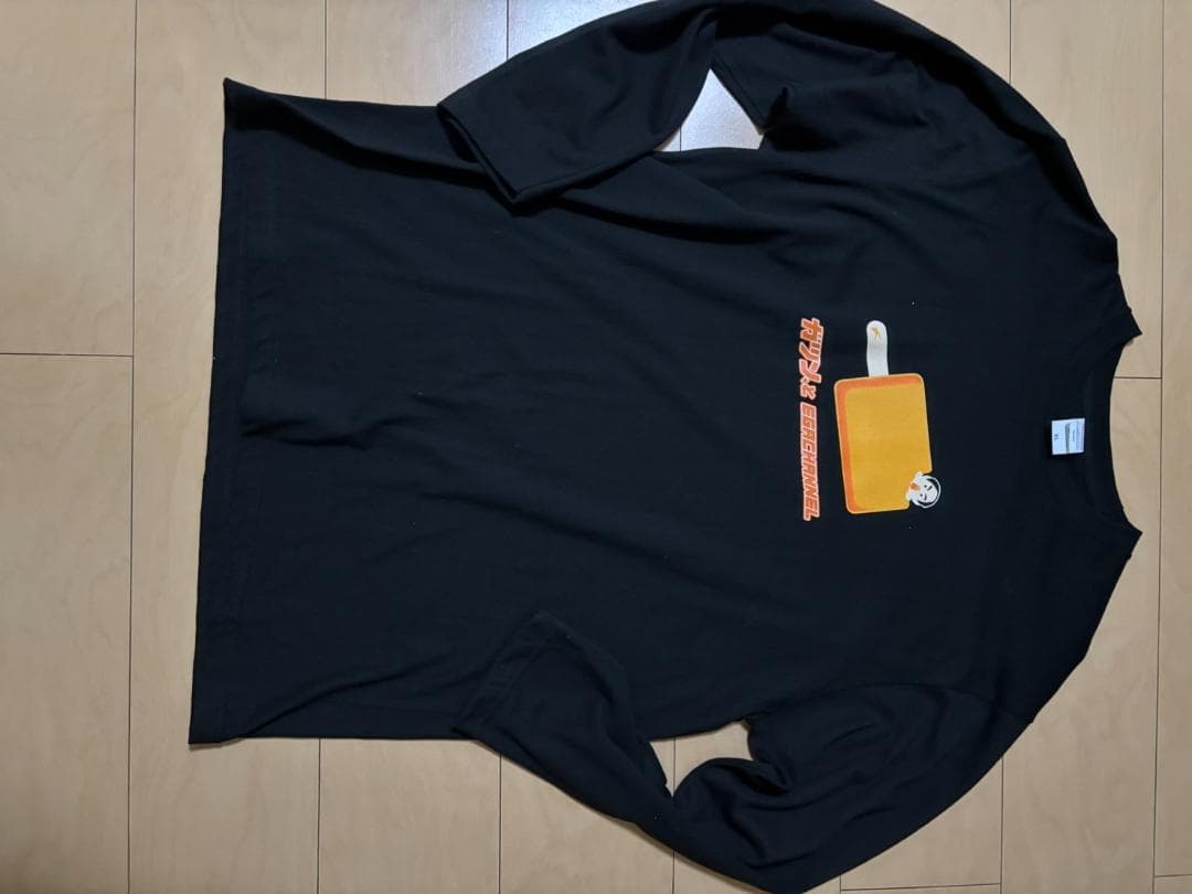 エガちゃんねる × ガツン、とみかんコラボTシャツ　ブラックXLサイズ 非売品