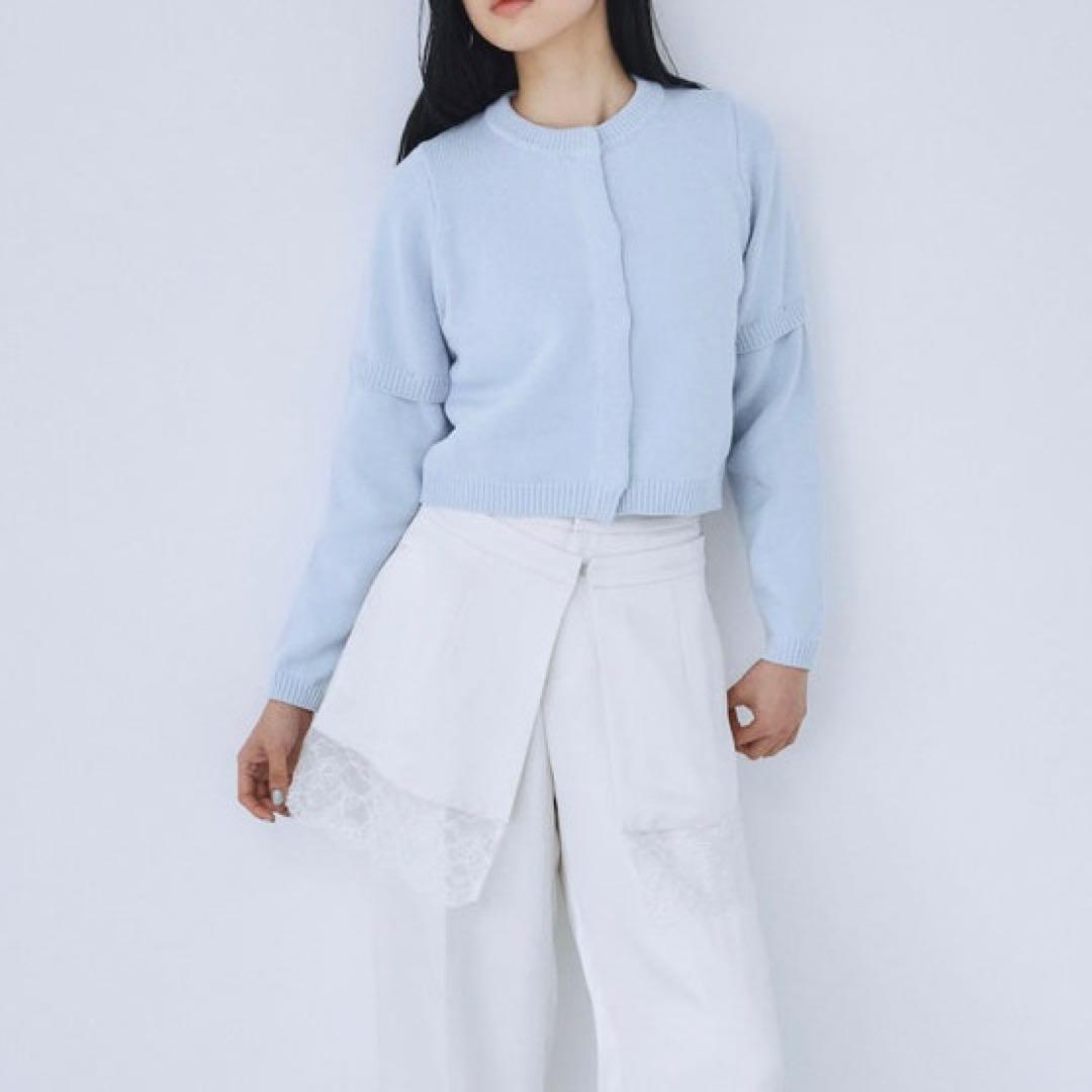 2way sleeve Knit カーディガン Searoom