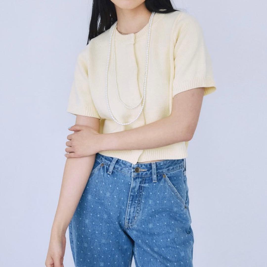 2way sleeve Knit カーディガン Searoom