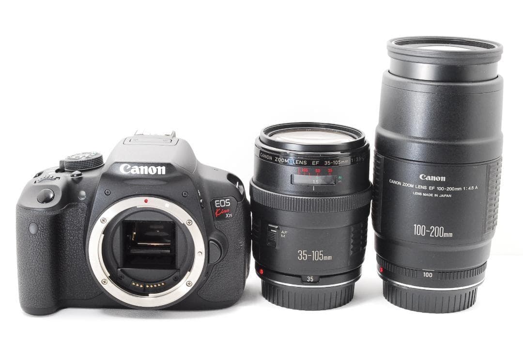 Canon EOS kiss x7i 一眼レフカメラ ダブルレンズセット