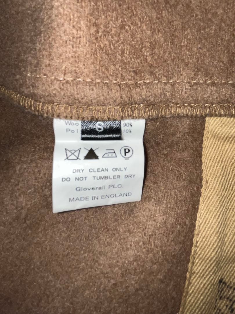 英国製 グローバーオール MONTY キャメル S 美品 国内正規品 身幅59