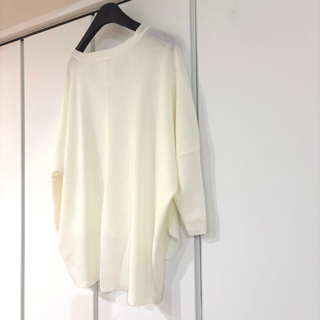 美品 BEARDSLEY サラッとカーディガン 2025SS ホワイト