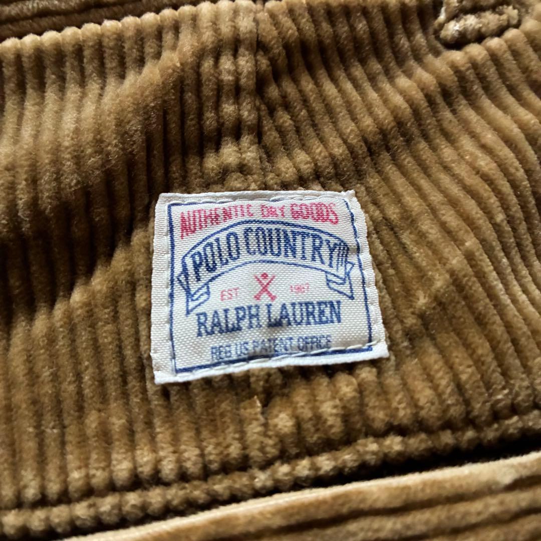 usa製 Polo country 太畝コーデュロイパンツ ライトブラウン