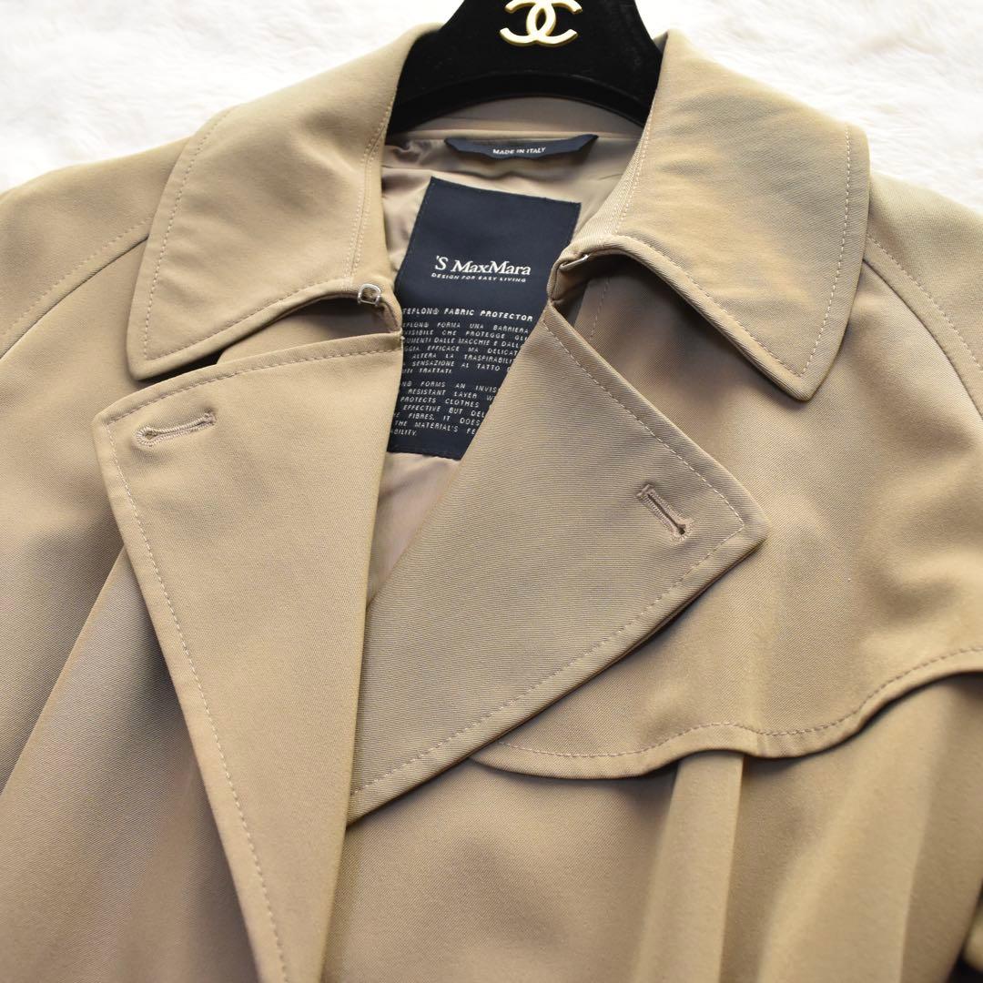 ′S Max Mara エス　マックスマーラ　トレンチコート　カーキ