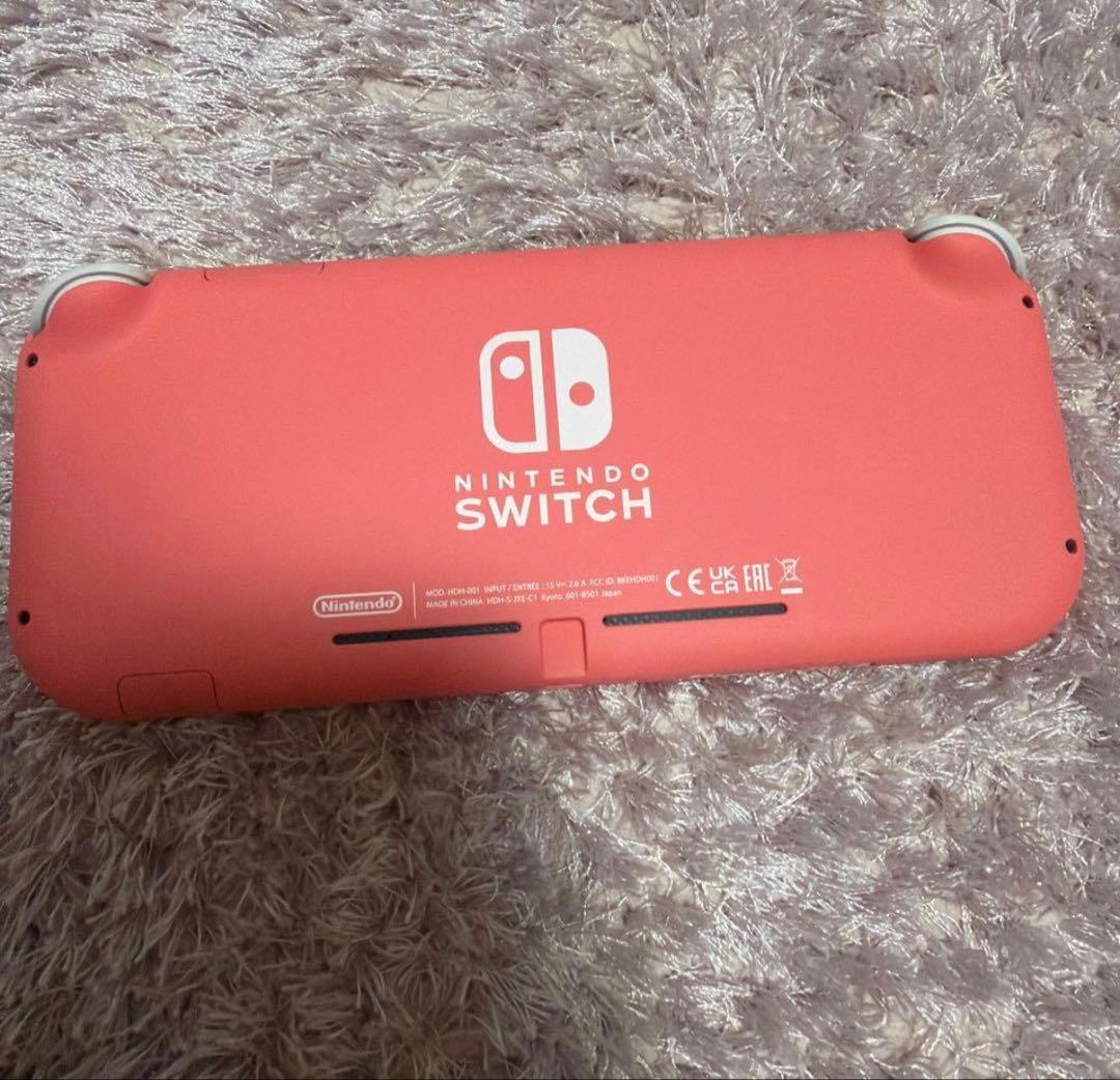 美品Nintendo Switch Lite コーラル ピンク