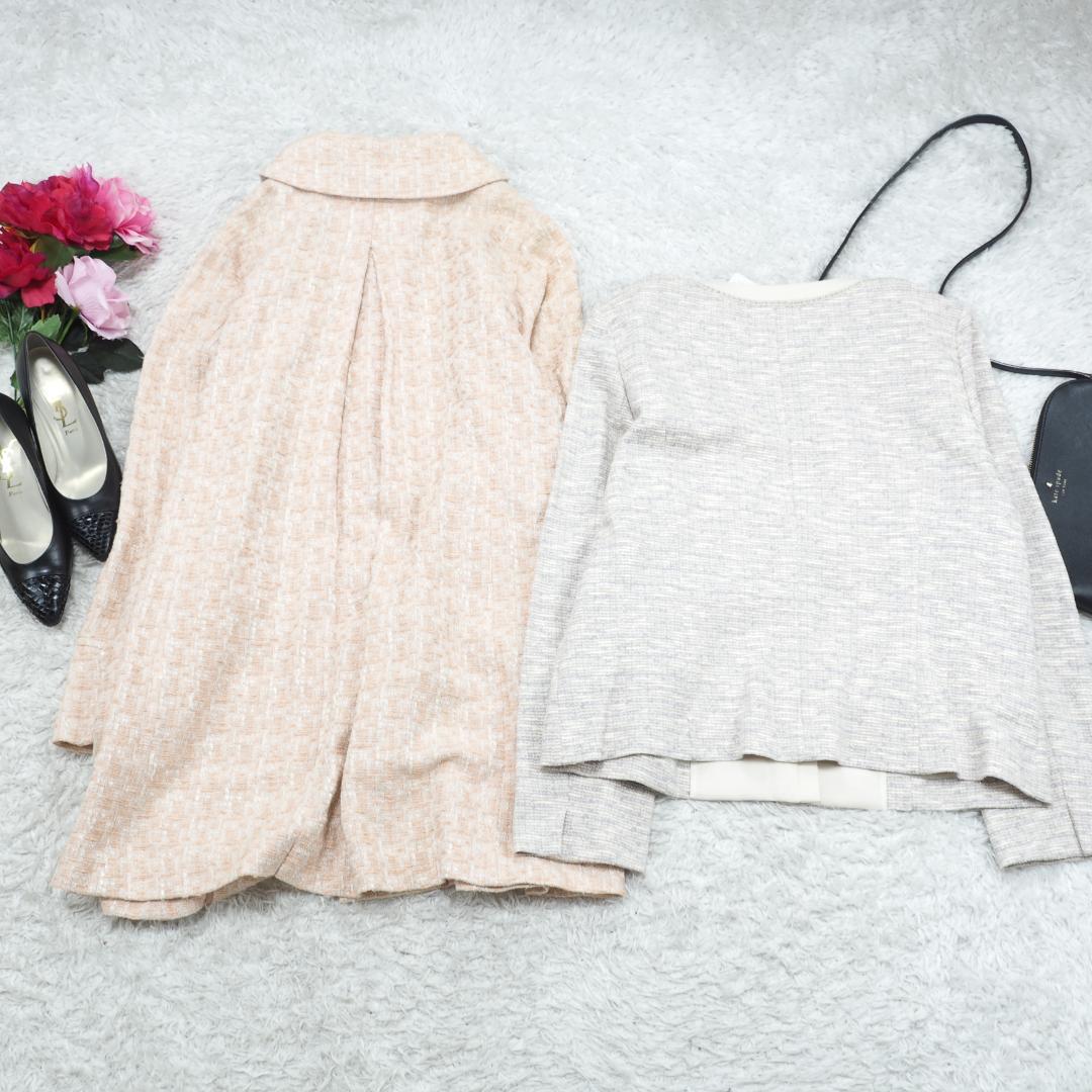 G8818.19*Rose Tiara☆ツイード☆ジャケット☆コート☆2点セット