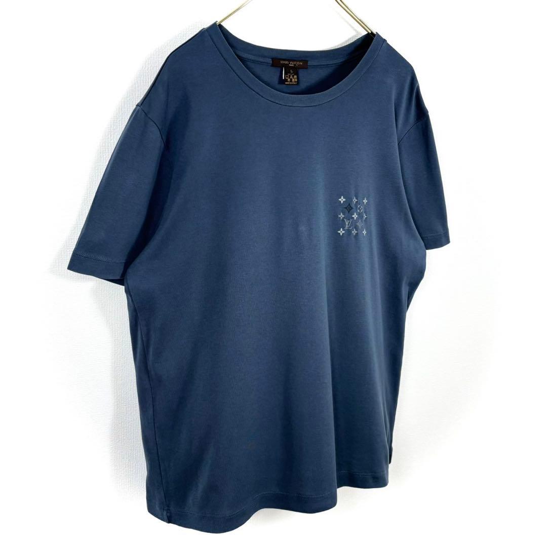 LV ルイヴィトン モノグラムTシャツ　\"ネイビー\" Lサイズ