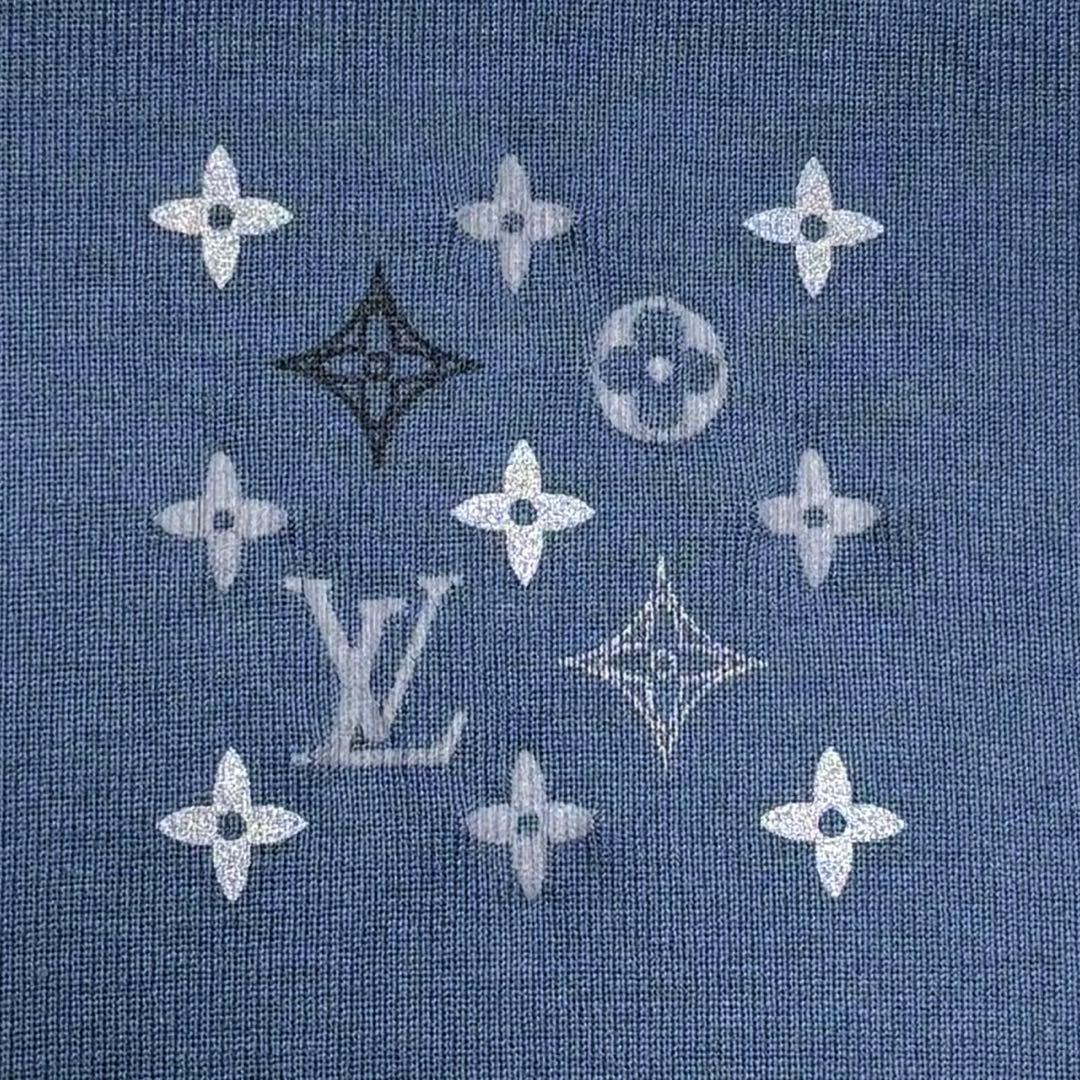 LV ルイヴィトン モノグラムTシャツ　\"ネイビー\" Lサイズ