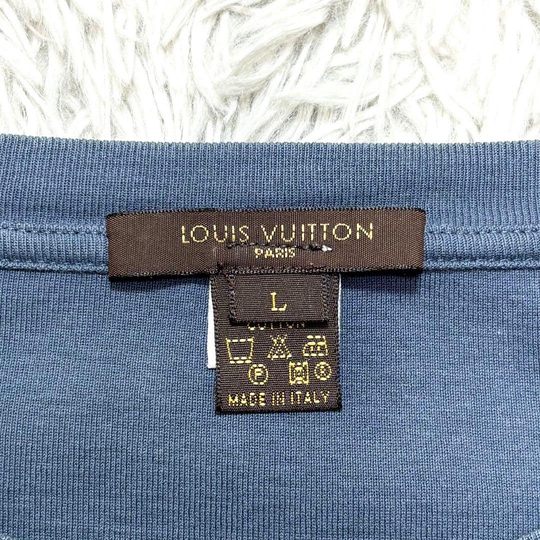 LV ルイヴィトン モノグラムTシャツ　\"ネイビー\" Lサイズ