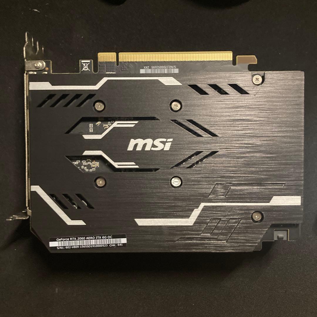 MSI RTX 2060 AERO ITX 6GB 動作OK