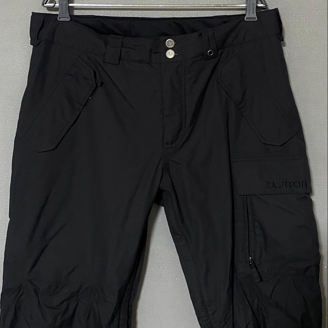 バートン　BURTON スノーボード　パンツ　ブラック　裏地メッシュ　カーゴ