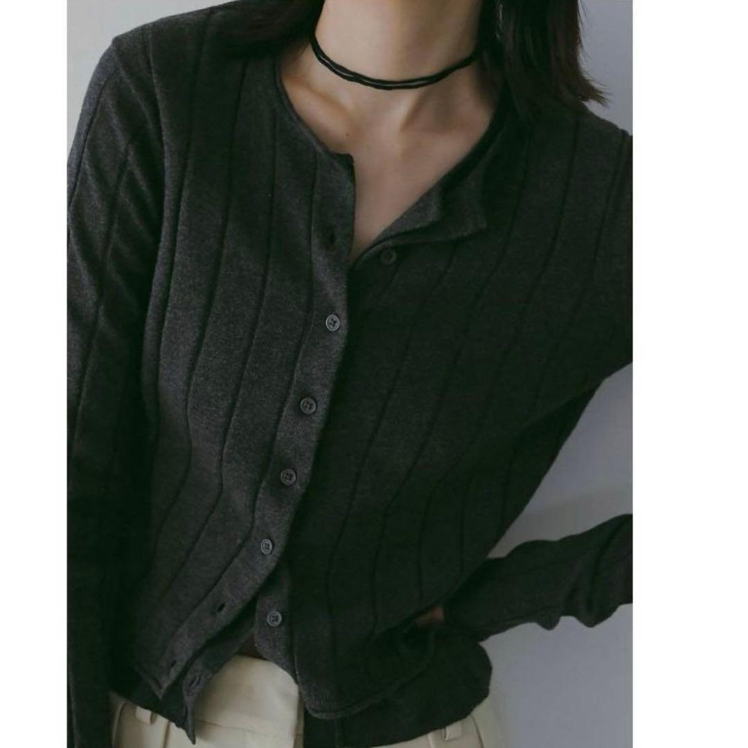 トップス anuke Cotton Layered Cardigan