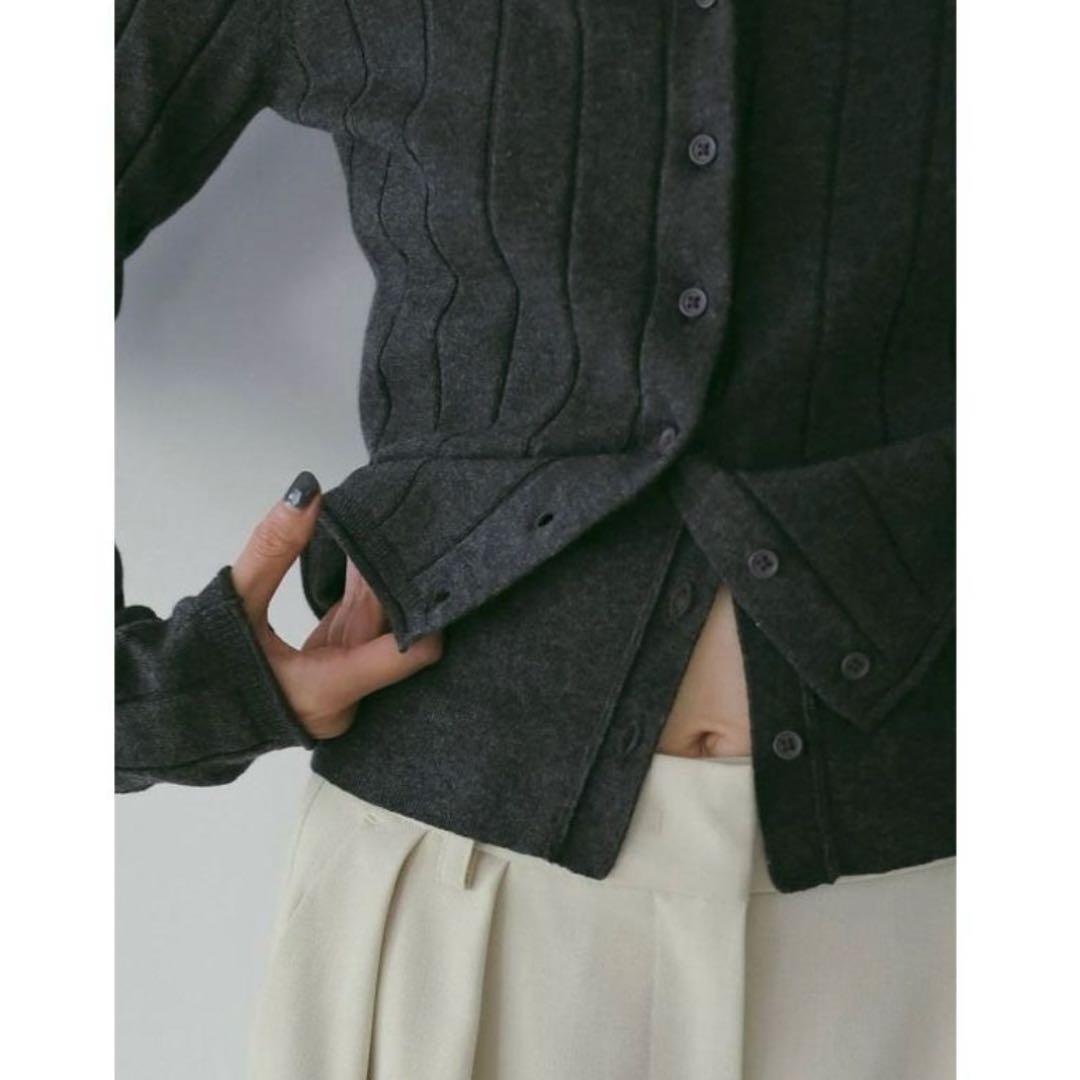 トップス anuke Cotton Layered Cardigan