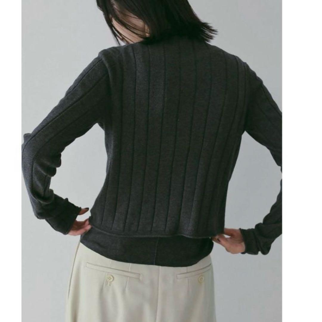 トップス anuke Cotton Layered Cardigan