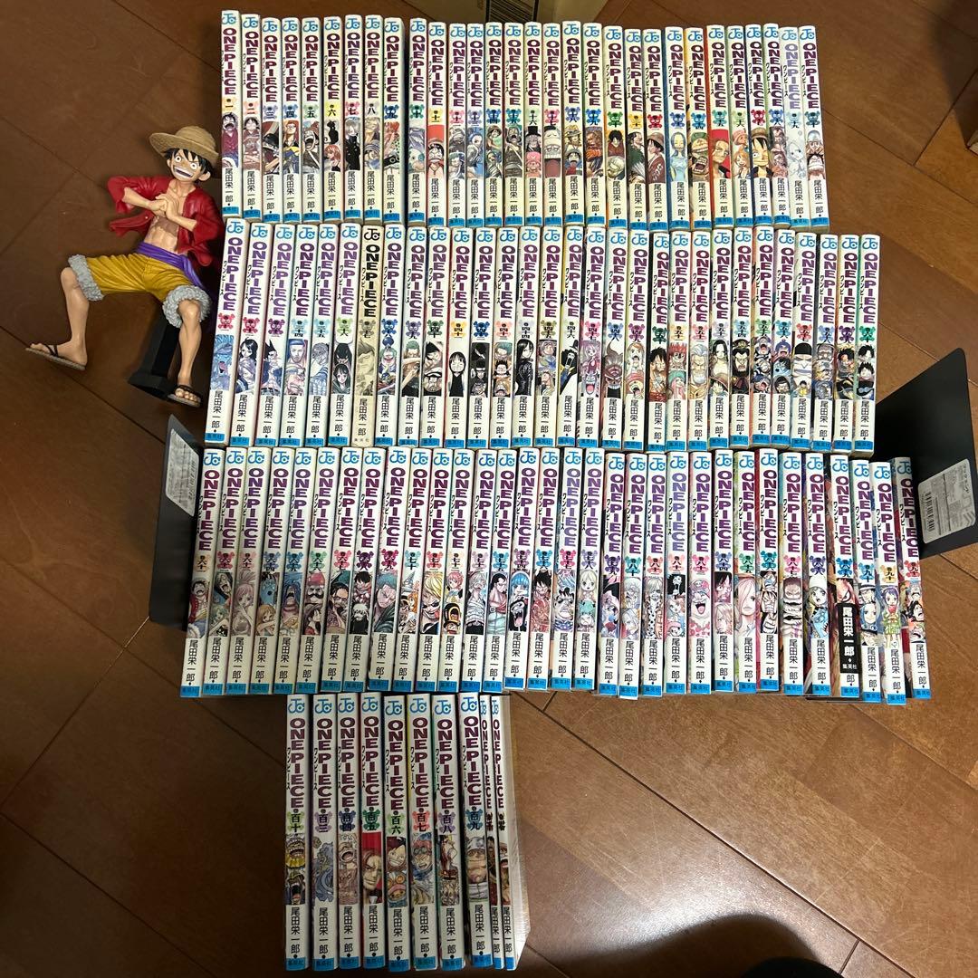 ワンピース　1〜92巻　103〜110巻　巻零　巻千Z ルフィフィギュア