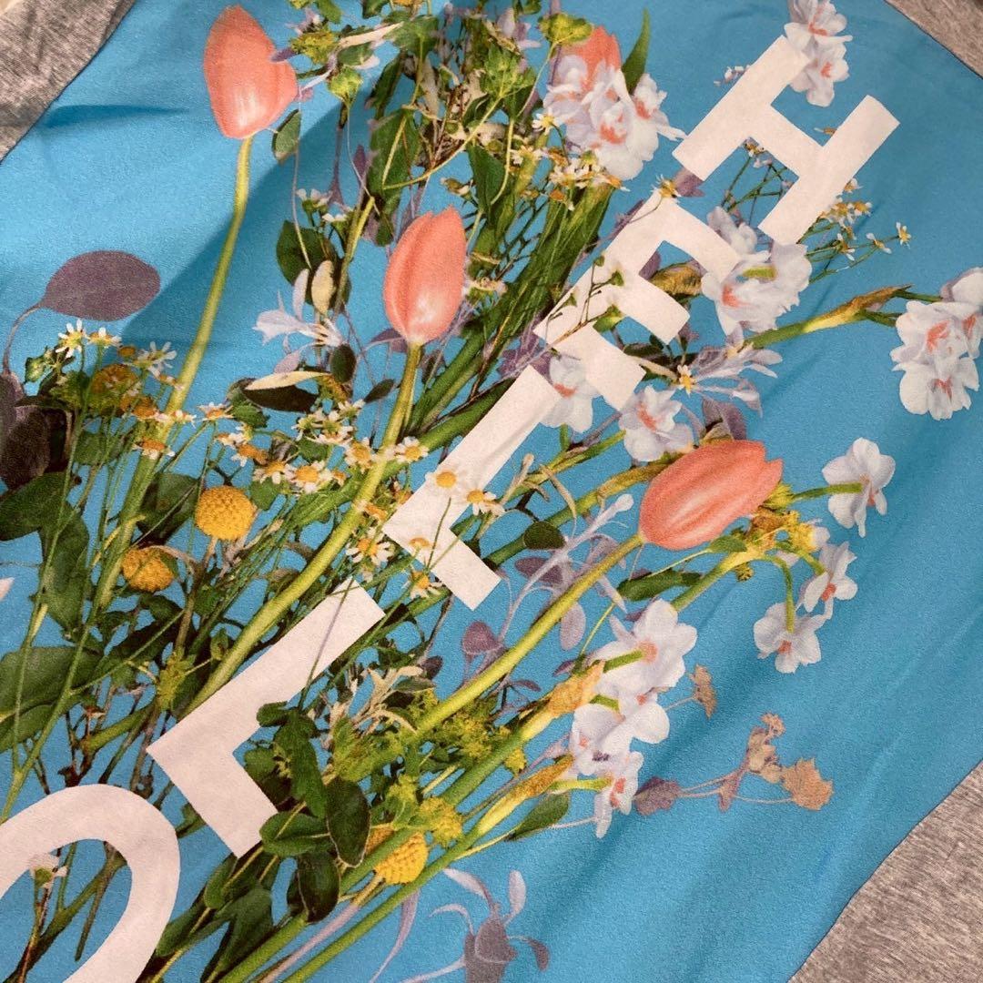 Paul Smith プリントTシャツ グレー M カジュアル 花 写真 ロゴ