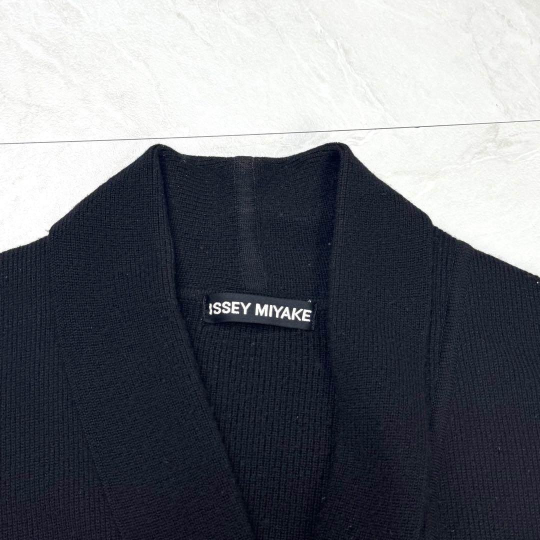 archive 90s ISSEY MIYAKE ニット ダブル ジャケット 黒