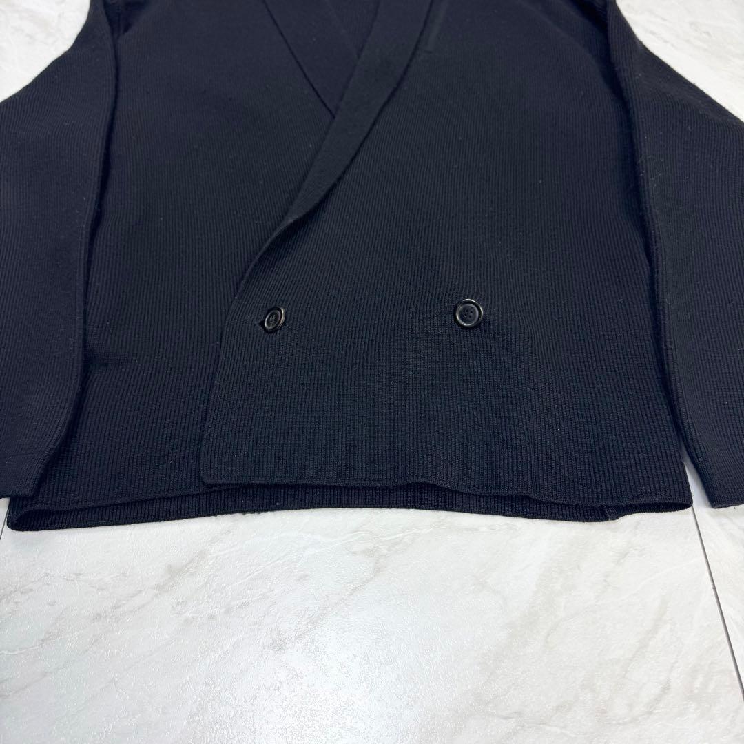 archive 90s ISSEY MIYAKE ニット ダブル ジャケット 黒