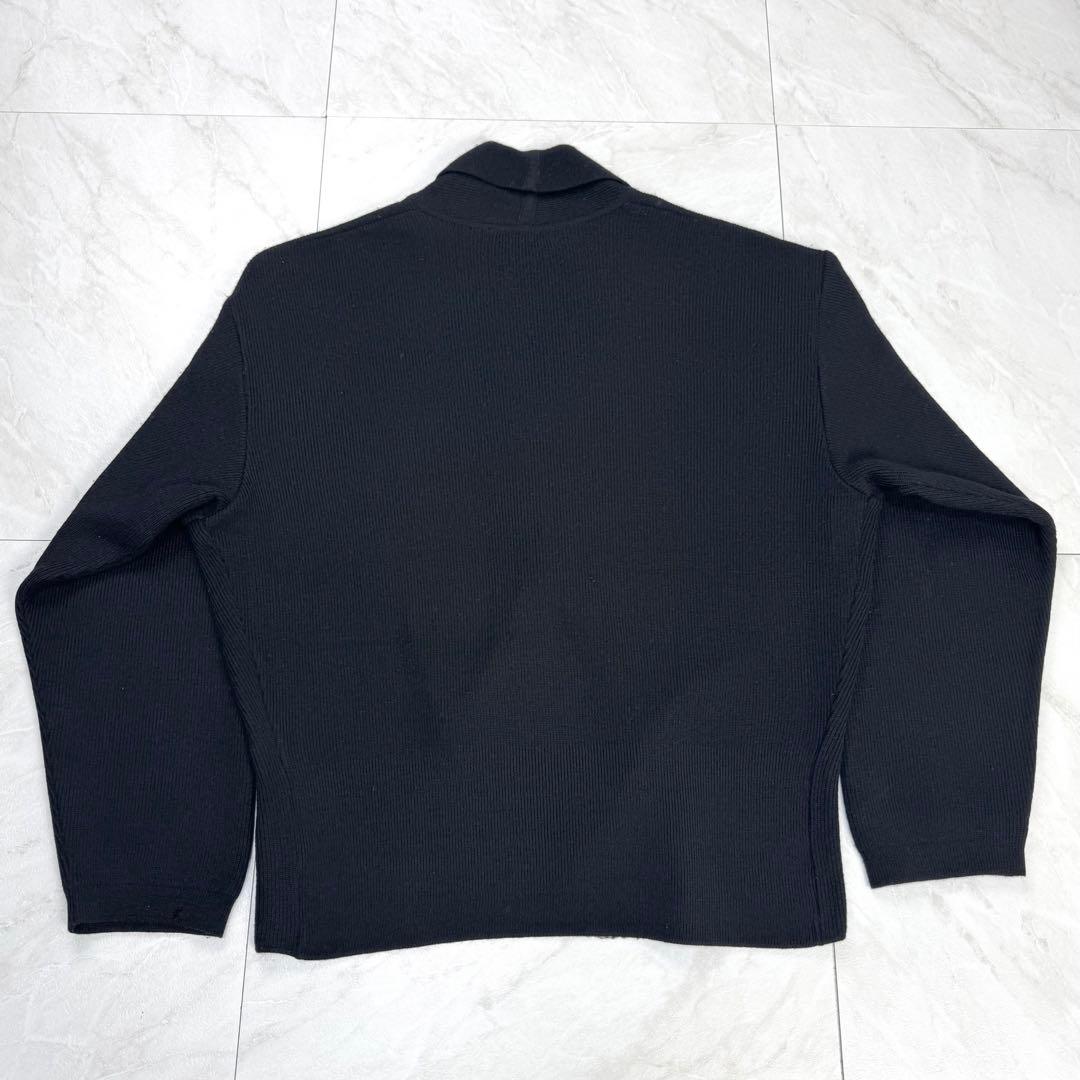 archive 90s ISSEY MIYAKE ニット ダブル ジャケット 黒