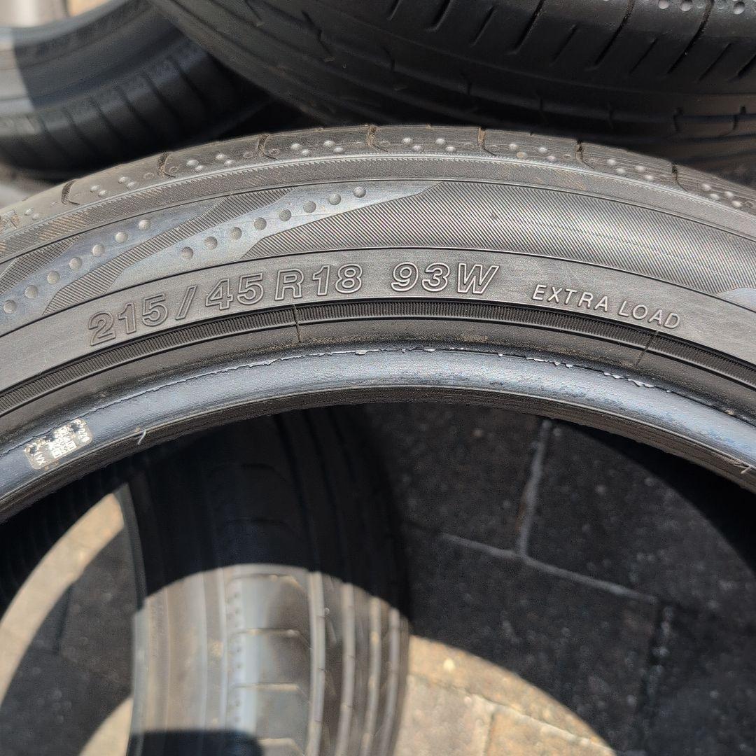 YOKOHAMA BluEarth-RV 215/45R18 タイヤ 4本セット