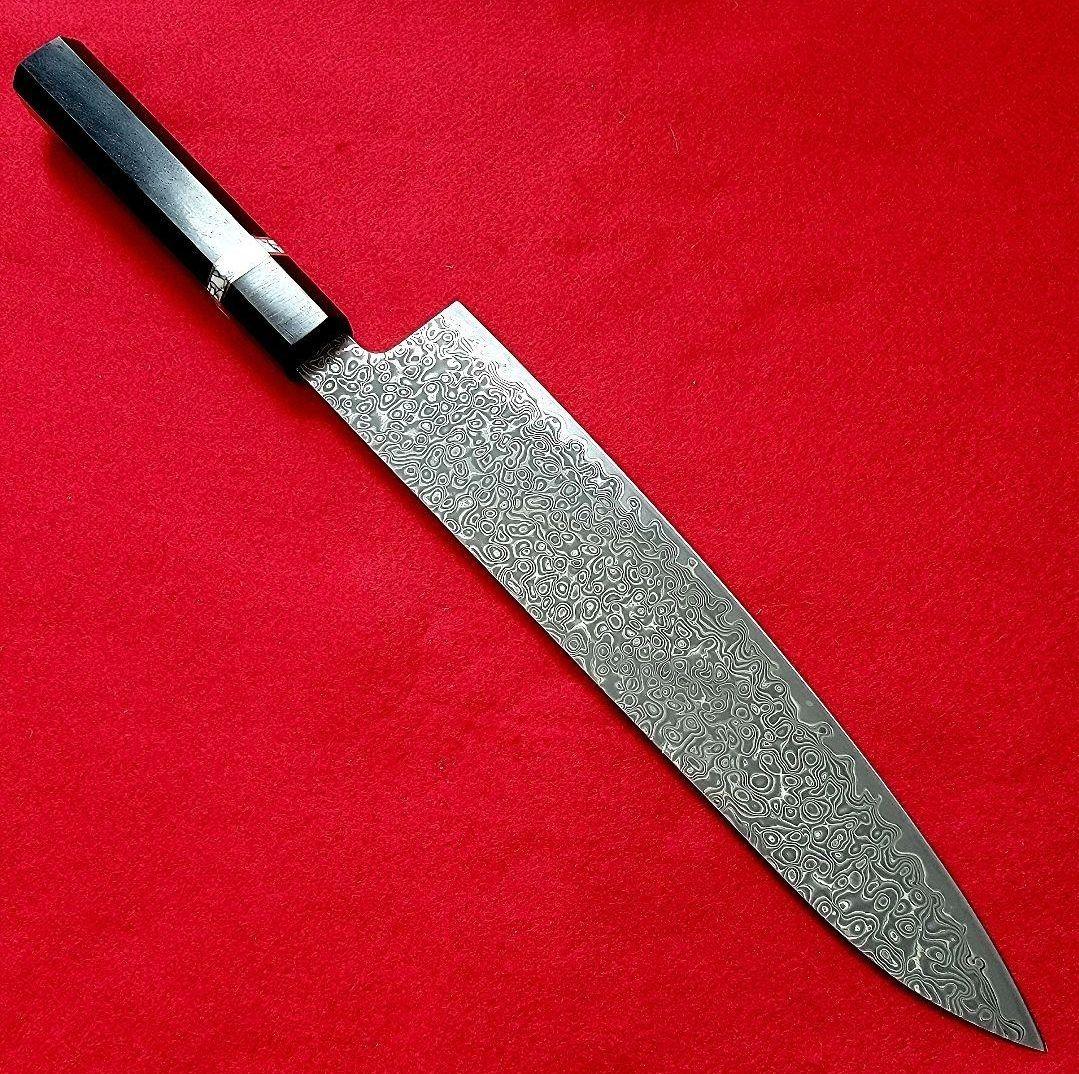 VG10 墨流し 73層 ダマスカス 230mm 牛刀包丁 シェフナイフ　三徳