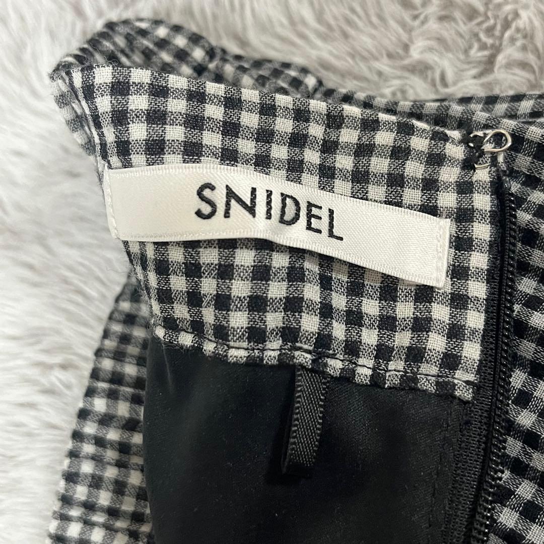 美品❣️SNIDEL スナイデル プリーツティアードスカート S ロング チェック