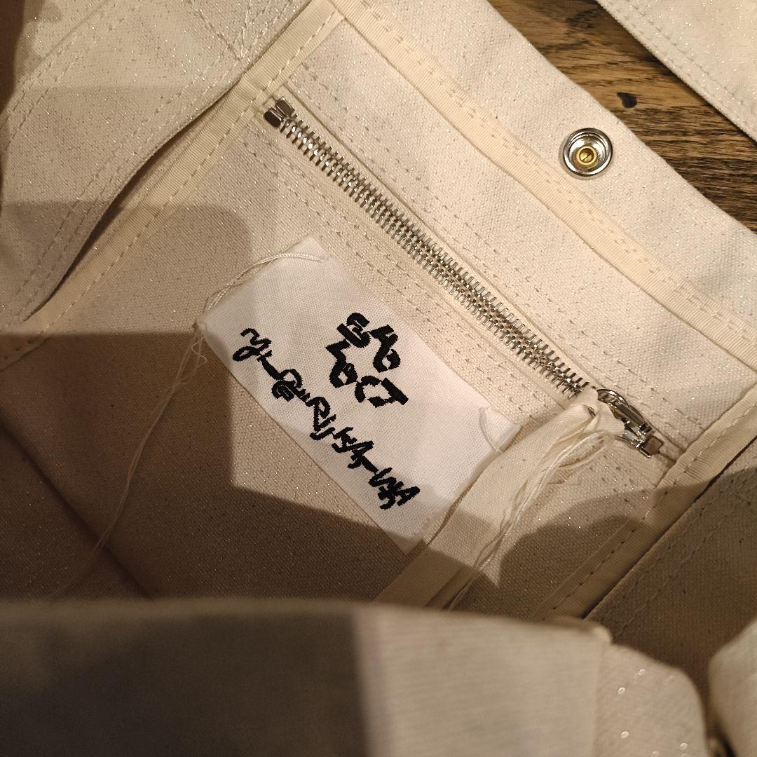 midorikawa NGAP ボストンバッグ ホワイト キャンバス 22aw