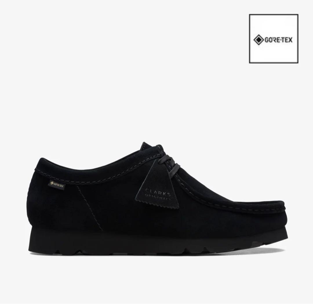 ⭐️未使用級⭐️　クラークス　ワラビー　GORE-TEX　スエード　ブラック
