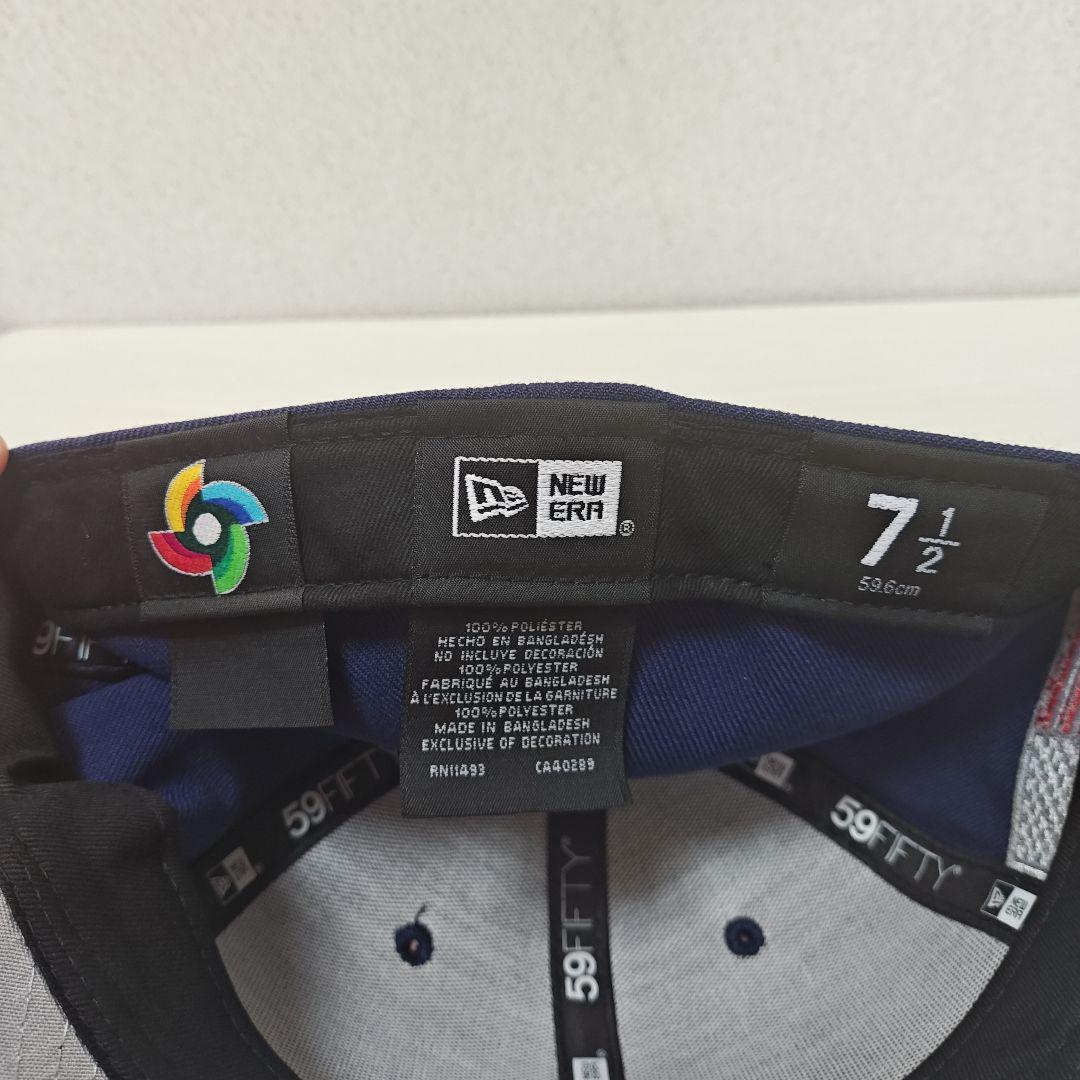 【美品】WBC アメリカ代表 59FIFTY 7 1/2　ネイビー
