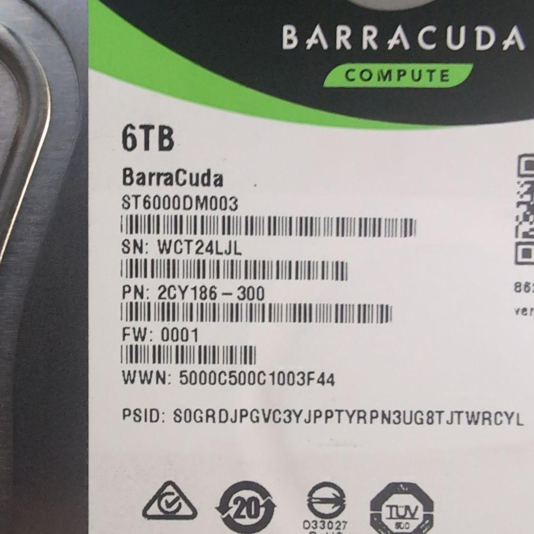 Seagate ST6000DM003 2台