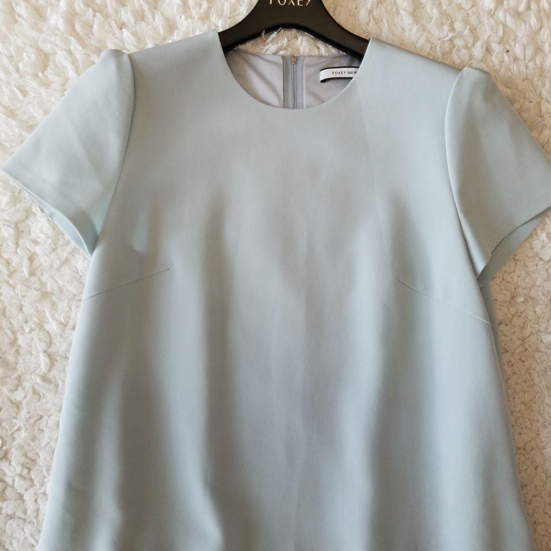 極美品✨フォクシー 定価6.6万 マットストレッチグログランワンピース 40