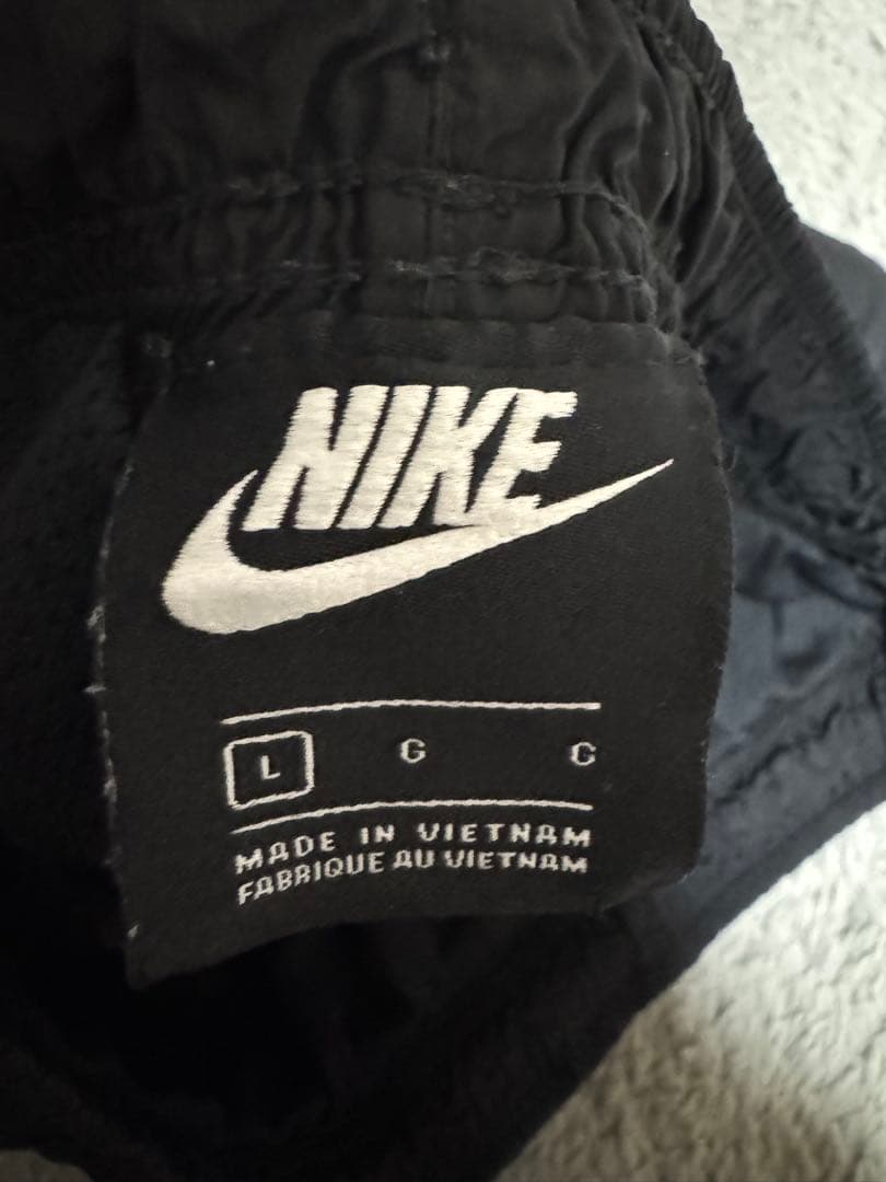 激レア！NIKE ナイキビッグスウォッシュウーブン ナイロンパンツL