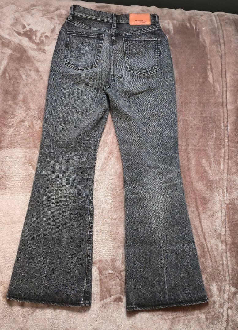 【美品】 マウジー MOUSSY MVS BLACK FLARE【(M)25 】