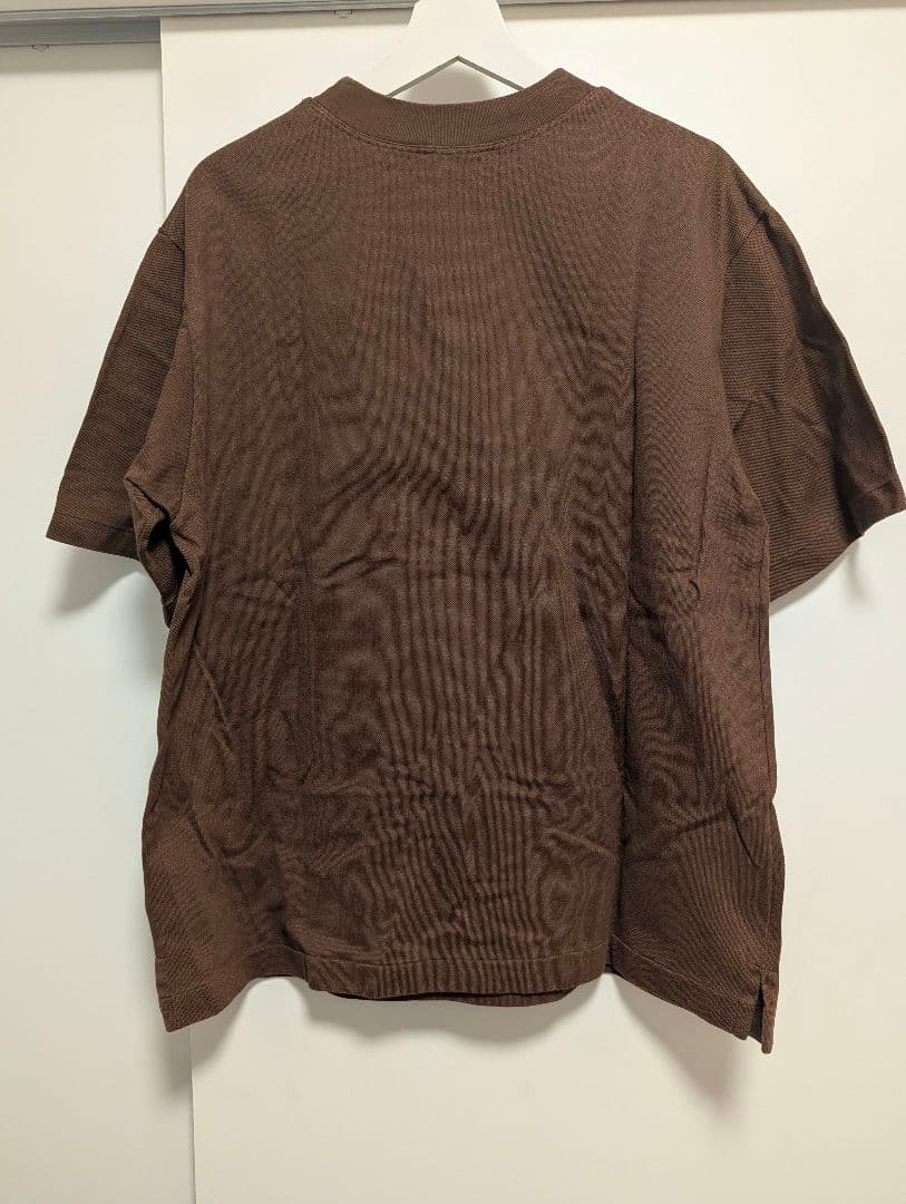 AURALEE ブラウン SHRINK PIQUE BIGTEE Tシャツ 3