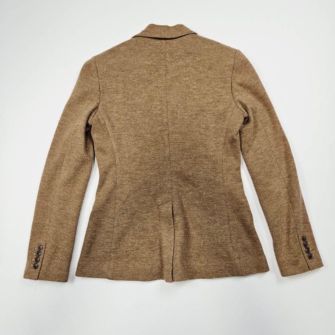 POLORALPHLAUREN テーラードジャケット　ヘリンボーンコットンウール