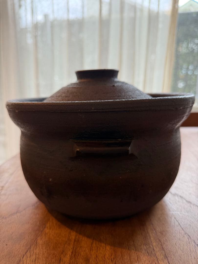 二階堂明弘 土鍋　金継ぎ修復必要 陶芸作家