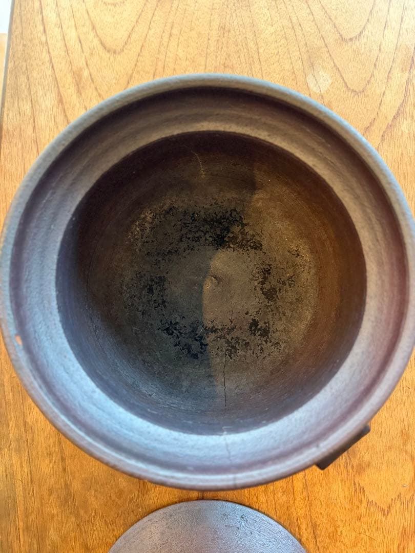 二階堂明弘 土鍋　金継ぎ修復必要 陶芸作家