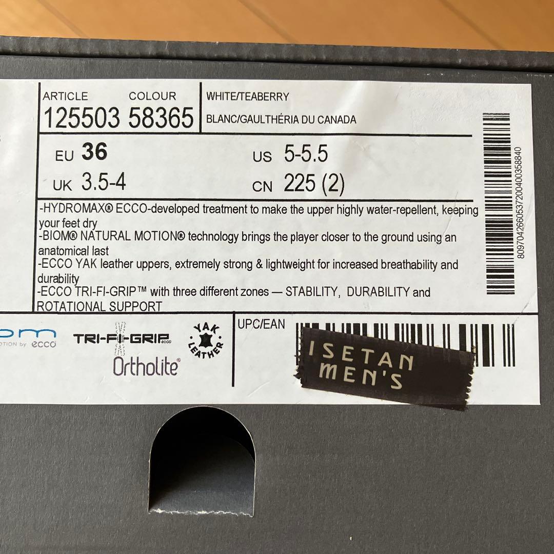 ハニー　ECCO ゴルフシューズ ホワイト　再値下げ！