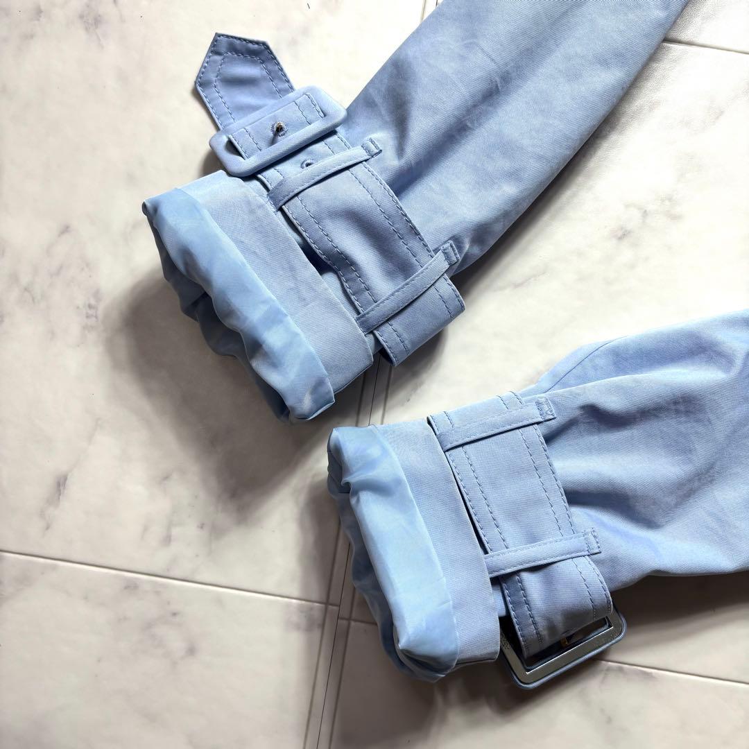 美品✨ブルーレーベルクレストブリッジ スプリングコート ベルト ロング 36