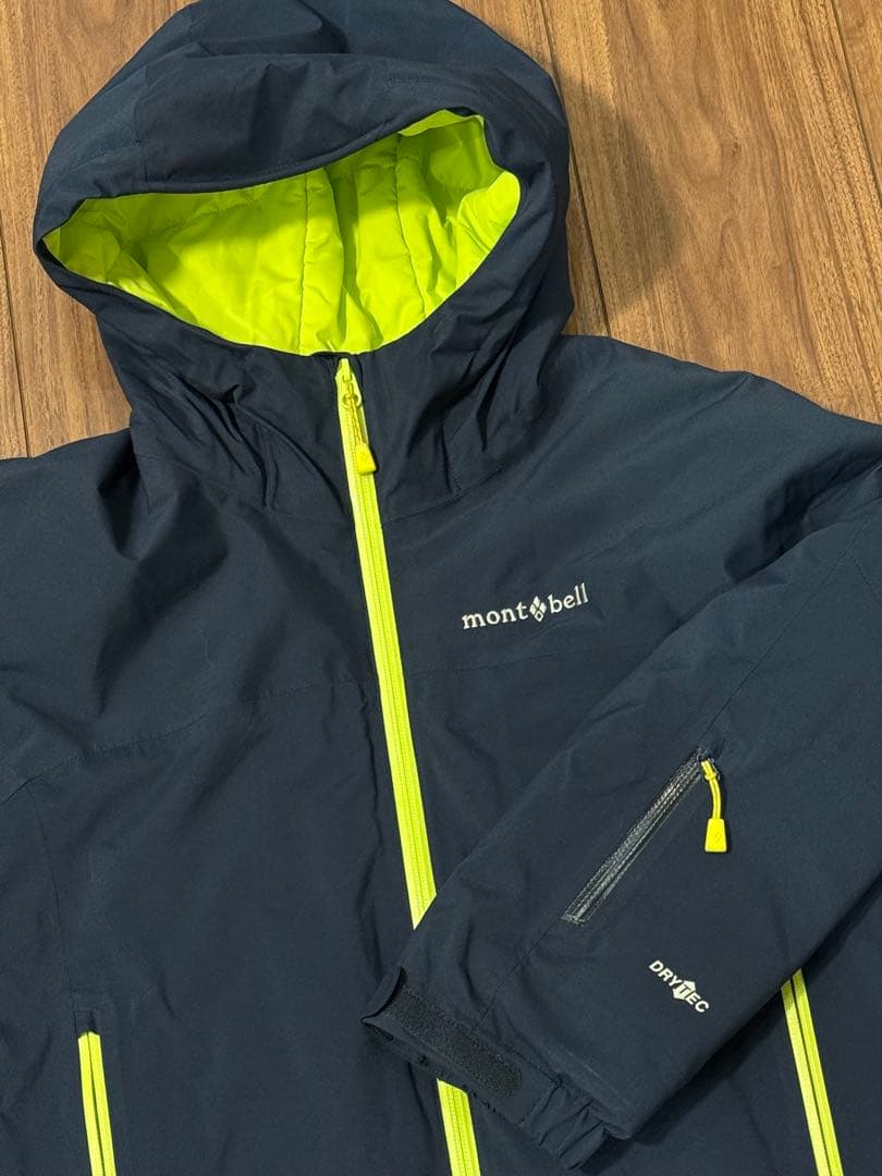 mont-bell パウダーステップジャケット 140cmジュニア スキーウェア