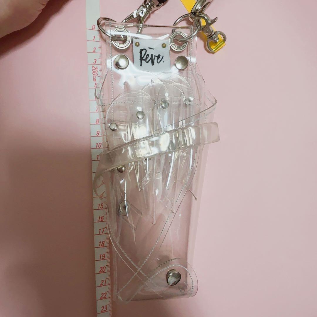 Reve シザーケース　クリア　ビニール　pvc 透明　スケルトン