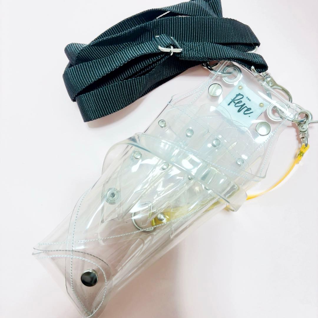 Reve シザーケース　クリア　ビニール　pvc 透明　スケルトン
