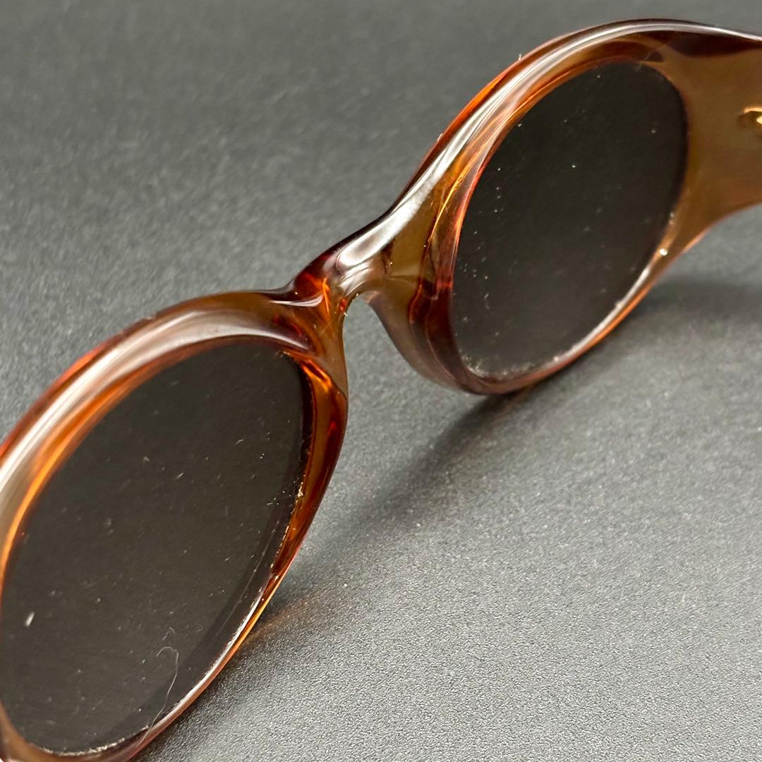 美品✨GUCCI サングラス G金具 クリア ブラウン イタリア製 ユニセックス