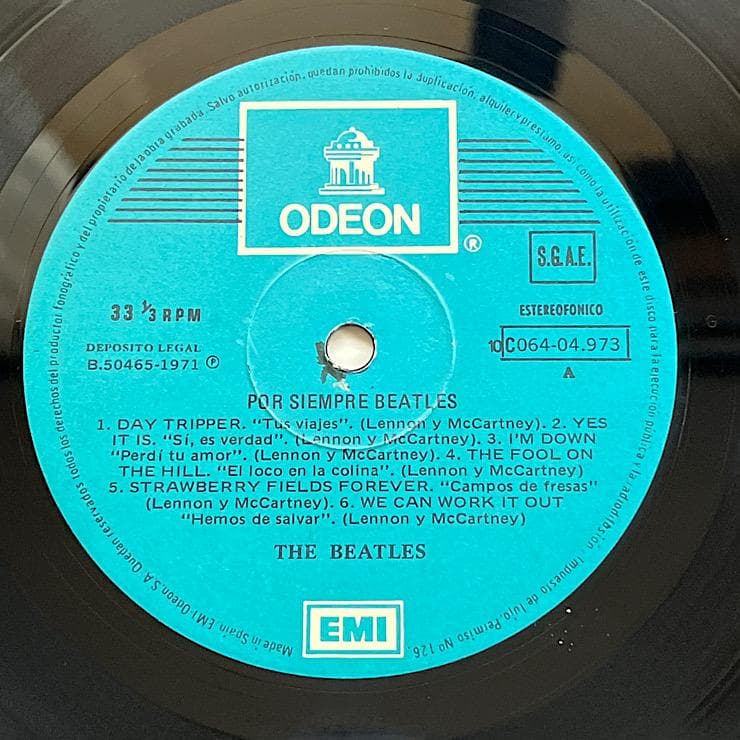 ★美品 スペイン盤 ビートルズ POR SIEMPRE BEATLES