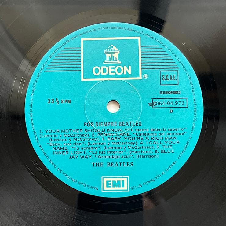 ★美品 スペイン盤 ビートルズ POR SIEMPRE BEATLES