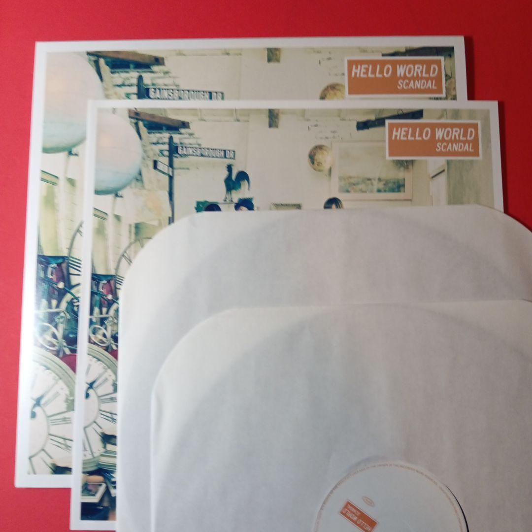 scandal LP レコード　hello world