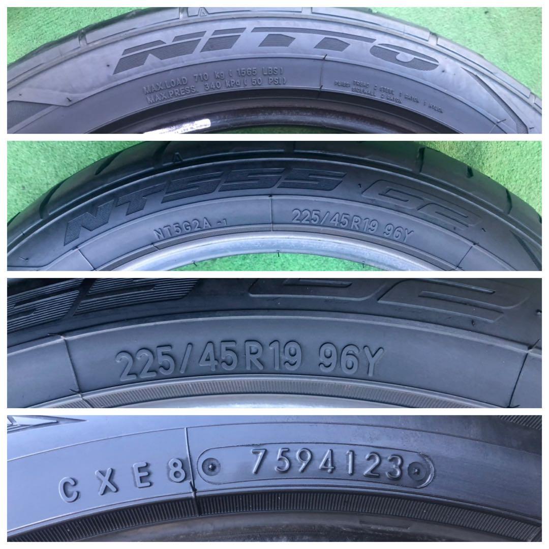 225/45 R19、245/40 R19 NITTO NT555ラジアルタイヤ